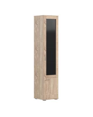 Шкаф-витрина с комбинированными дверьми BRVGF 45(R) Дуб Сонома светлый 450х450х2100 
