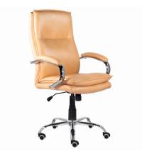 Кресло офисное  PREMIUM "Cuba EX-542", экокожа, бежевое