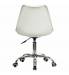 Кресло стул  "Eames MG-310 CH", хром, пластик белый, экокожа белая, 532923. Фото товара с разных ракурсов.