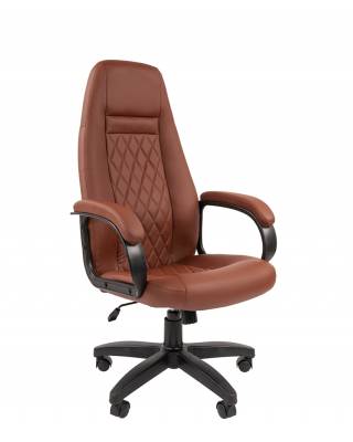 Кресло Chairman 950 LT (коричневая экокожа)