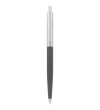 Ручка шариковая Zebra 901 (83741) т.серый d=0.7мм синие подар. короб. автоматическая сменный стержень