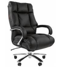Кресло руководителя СHAIRMAN 405 (черная натуральная кожа)