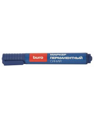 Маркер перманентный Buro 048001105 круглый пиш. наконечник 2мм синий