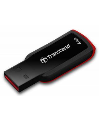 Флеш Диск Transcend 4Gb Jetflash 360 TS4GJF360 USB2.0 черный/красный
