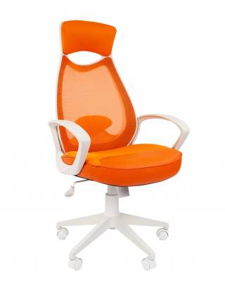 Кресло Chairman 840 (оранжевая ткань TW)