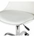 Кресло стул  "Eames MG-310 CH", хром, пластик белый, экокожа белая, 532923. Фото товара с разных ракурсов.