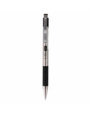 Ручка шариковая Zebra F-301 (F-301 BK) авт. 0.7мм корпус метал. черные чернила