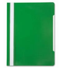 Папка-скоросшиватель Бюрократ -PS20GRN A4 прозрач.верх.лист пластик зеленый