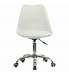 Кресло стул  "Eames MG-310 CH", хром, пластик белый, экокожа белая, 532923. Фото товара с разных ракурсов.