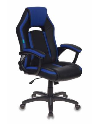 Игровое кресло CH-829 черно-синее (искусственная кожа)