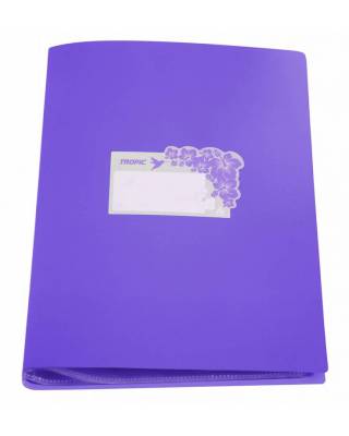 Папка с 40 прозр.вклад. Бюрократ Tropic -TR40VIO A4 пластик 0.7мм фиолетовый