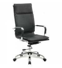 Кресло офисное  "Cube EX-523", экокожа, хром, черное, 531946