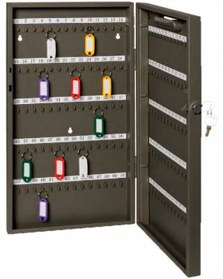 Шкафчик для ключей Alco 894-33 на 68ключ. 390x300x60мм серый сталь