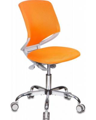 Детское кресло бюрократ KD-7 (Оранжевое, ткань TW)