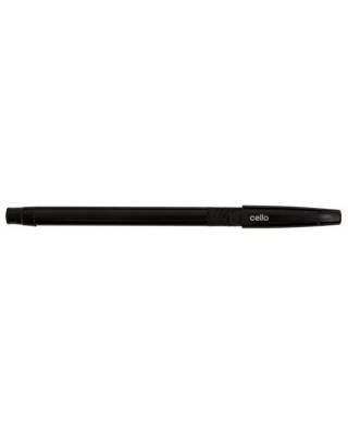 Ручка шариковая Cello SLIMO GRIP 0.7мм игловидный пиш. наконечник черный/черный черные чернила коробка