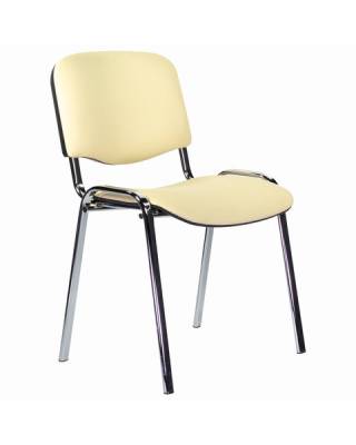 Стул STAFF "Iso Lite CF-008", хром, кожзам бежевый (Z-21)