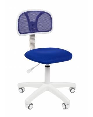 Офисное кресло Chairman 250 Россия белый пластик TW-10/TW-05 синий