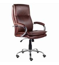 Кресло офисное  PREMIUM "Cuba EX-542", экокожа, коричневое, 532550