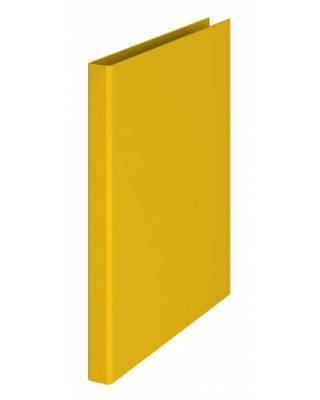 Папка на 4-х кольцах Durable 3170-04 A4 ПВХ кор.25мм торц.наклейка желтый
