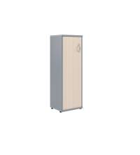 Шкаф колонка с глухой дверью СУ-2.3(L) Клен/Металлик 406*365*1200 