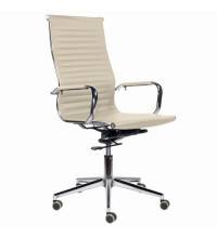 Кресло офисное  PREMIUM "Intense EX-531", экокожа, хром, бежевое, 532541
