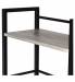Стол на металлокаркасе BRABIX LOFT CD-005, 1200х520х1200 мм, 3 полки, цвет дуб антик, 641222. Фото товара с разных ракурсов.