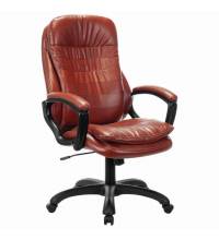 Кресло офисное  PREMIUM "Omega EX-589", экокожа, коричневое, 532096