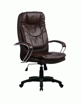 Кресло руководителя LK-11PL №723  (Натуральная коричневая перфорированная кожа)