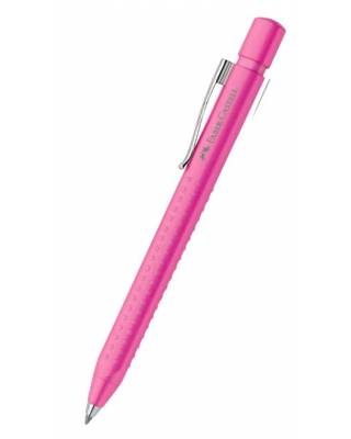 Ручка шариковая Faber-Castell Grip 2011 (144128) корпус пластик розовый перламутровый синие чернила