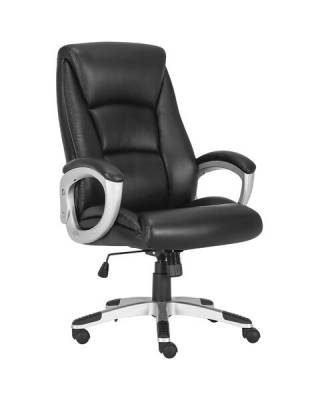 Кресло офисное  PREMIUM "Grand EX-501", рециклированная кожа, черное, 531950