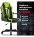 Кресло компьютерное  "Stripe GM-202", экокожа, черное/зеленое, 532511. Фото товара с разных ракурсов.