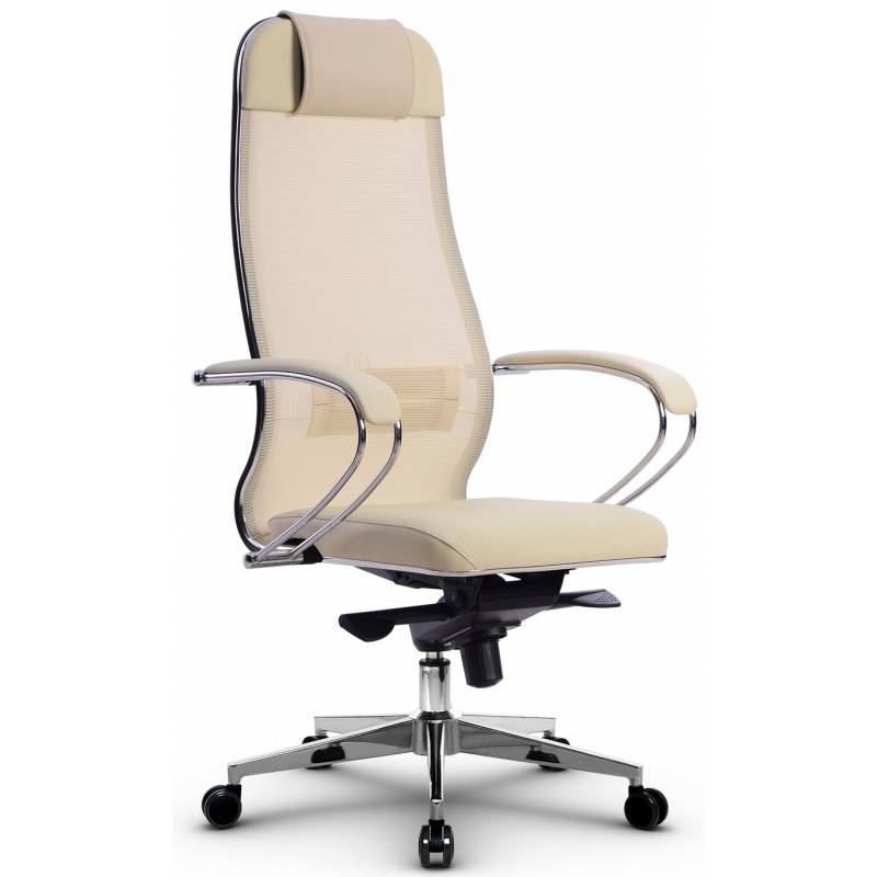 Эргономичное кресло руководителя Samurai Comfort - 1.01 бежевое главное фото