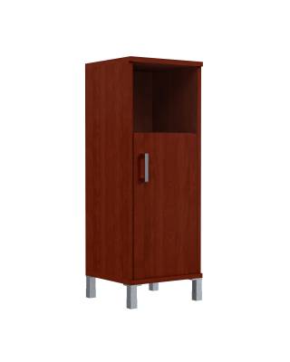 Шкаф-колонка средняя с глухой малой дверью B 421.2(L) Бургунди 475х450х1286  главное фото