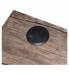Стол на металлокаркасе BRABIX LOFT CD-006, 1200х500х730 мм, 2 полки, цвет морёный дуб, 641224. Фото товара с разных ракурсов.
