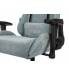 Кресло игровое Бюрократ VIKING KNIGHT LT28 FABRIC серо-голубой крестовина металл. Фото товара с разных ракурсов.