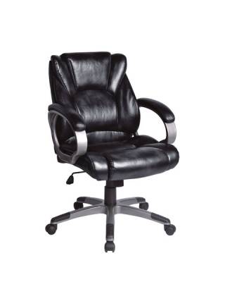 Кресло офисное  "Eldorado EX-504", экокожа, черное, 530874