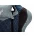 Кресло игровое геймерское Бюрократ VIKING 7 KNIGHT BL FABRIC синий текстиль/эко.кожа крестовина металл. Фото товара с разных ракурсов.