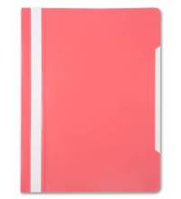 Папка-скоросшиватель Бюрократ -PS20PINK A4 прозрач.верх.лист пластик розовый