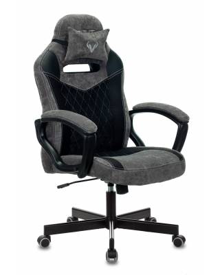 Кресло игровое геймерское Бюрократ VIKING 6 KNIGHT B FABRIC черный крестовина металл