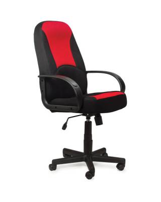 Кресло офисное  "City EX-512", ткань черная/красная, TW, 531408