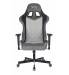 Кресло игровое геймерское Бюрократ VIKING 7 KNIGHT Fabric серый Loft ромбик текстиль/эко.кожа с подголов. крестовина металл. Фото товара с разных ракурсов.
