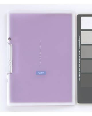 Папка с клипом Kokuyo Coloree F-VFH100V A4 пластик 0.4мм фиолетовый