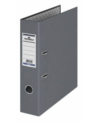 Папка-регистратор Durable 3210-10 A4 70мм бумвинил серый