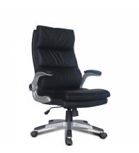 Кресло офисное BRABIX Fregat EX-510, рециклированная кожа, черное, 530863