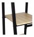 Стол на металлокаркасе BRABIX LOFT CD-006,1200х500х730 мм,, 2 полки, цвет дуб натуральный, 641226. Фото товара с разных ракурсов.