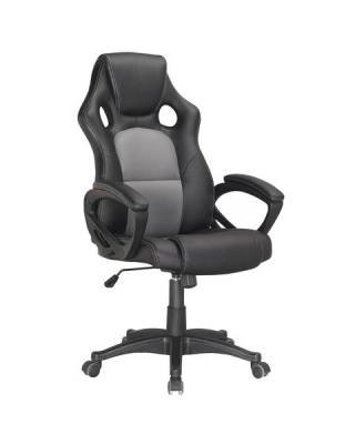 Кресло компьютерное  "Rider Plus EX-544" КОМФОРТ, экокожа, черное/серое, 531582