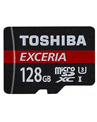 Флеш карта microSDXC 128Gb Class10 Toshiba THN-M302R1280EA M302 + adapter