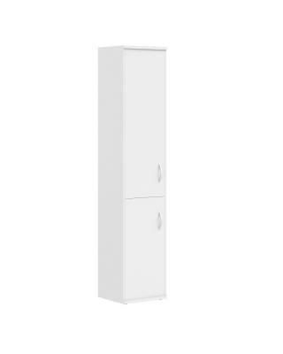 Шкаф колонка с глухой средней и малой дверьми СУ-1.3(L) Белый 406*365*1975 