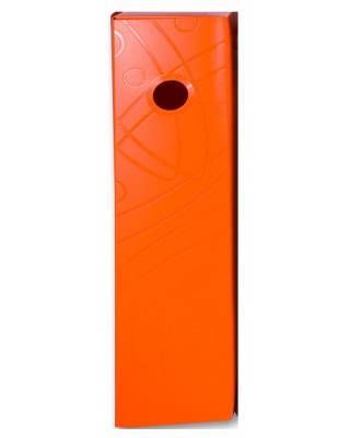Короб архивный вырубная застежка Бюрократ Galaxy -GA80OR пластик 1мм корешок 80мм оранжевый