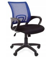 Кресло chairman 696 (черно-синее)